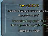 FARM YÜZÜĞÜ TAZE ÜRETİLECEK VERİLECEK.