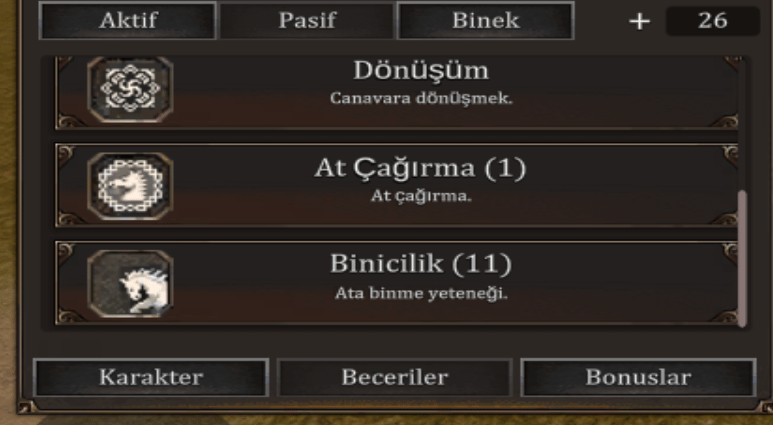 37Lvl keskinlik sura Zırhlı at