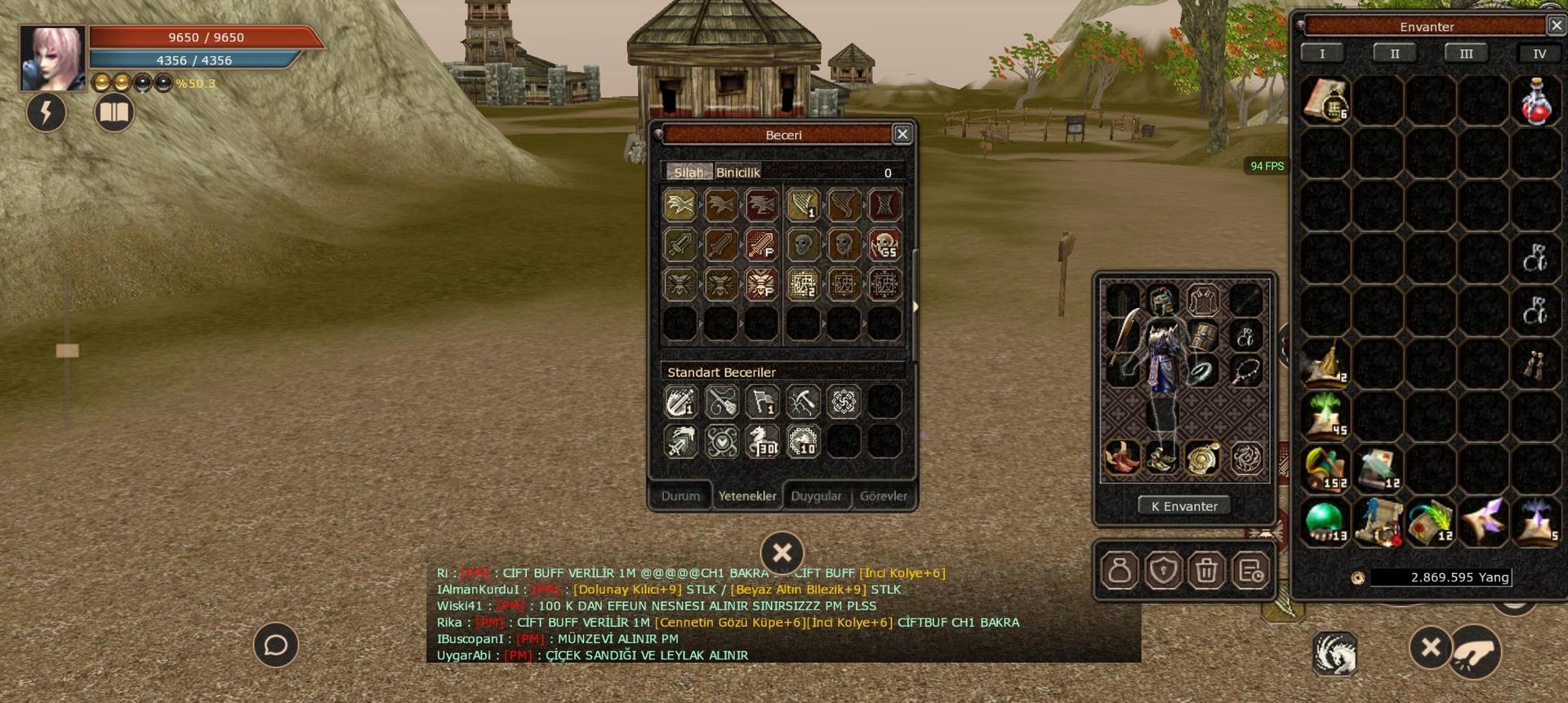 53 LVL 3P SURA ELİT DOLU 30 LVL ATT VS VS AÇIKLAMA OKU