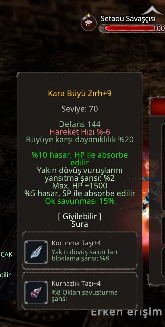 +9 SÜRGÜNLÜK KARA BÜYÜ 4 TAŞLI