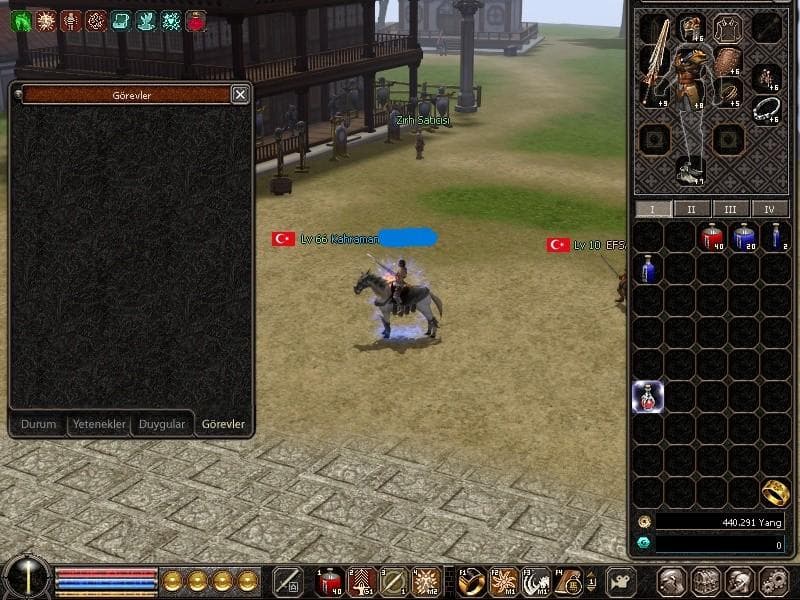 66 LVL SAVAŞÇI EXP %98 HAZIR FARMLIK