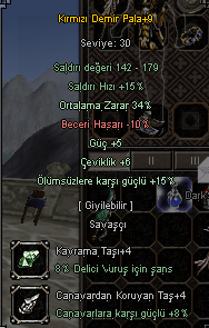 Tek FİYAT (70 LEVEL) HAVA P ÖFKE G1 DÖNÜŞÜM G9   İTEMLİSANDIKTA