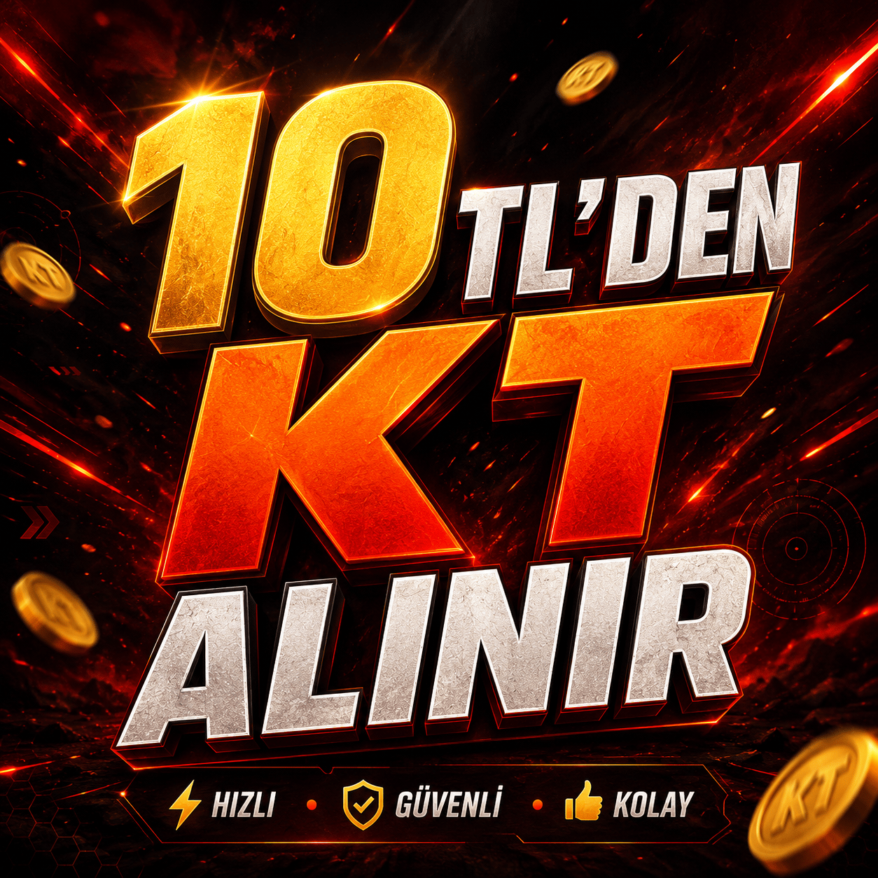 10 TL DEN KT ALINIR MESAJ AT YUKLU ALINACAK.