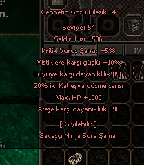 +4 CENNET BİLEZİK HEMEN TESLİM HO
