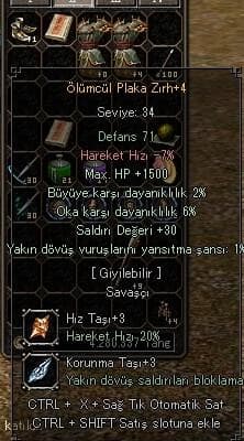 ELİT ÖLÜMCÜL PLAKA +3 FULL TAŞ
