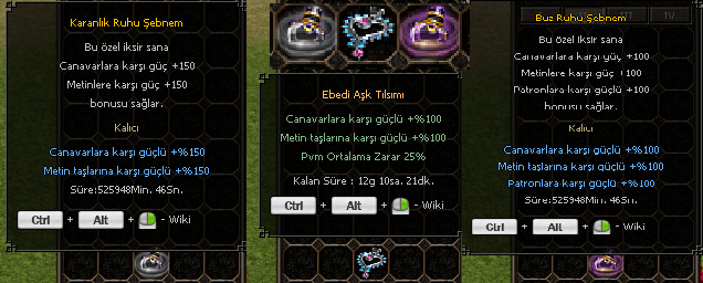 ÇARK İTEMLERİ TOPLU PAKET KELEPİR