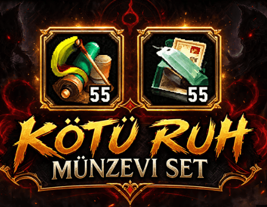 55 KÖTÜ RUH MÜNZEVİ UYGUN SERİ TESLİM