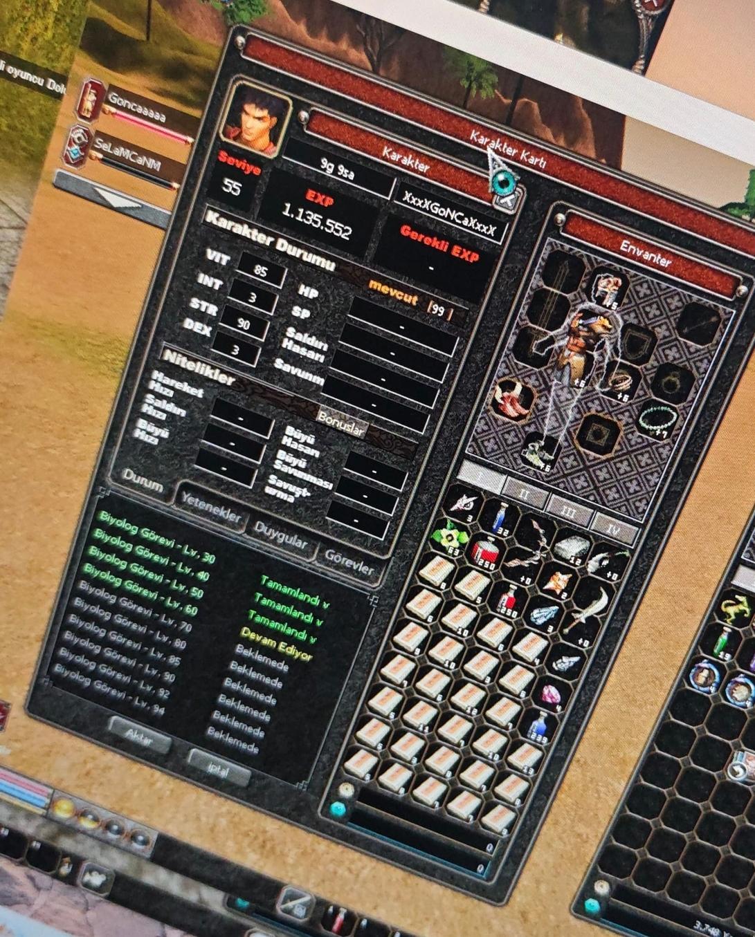 55 LVL 43 ATEŞLİ İTEMLİ BİYO BİTİK OYUN SONU