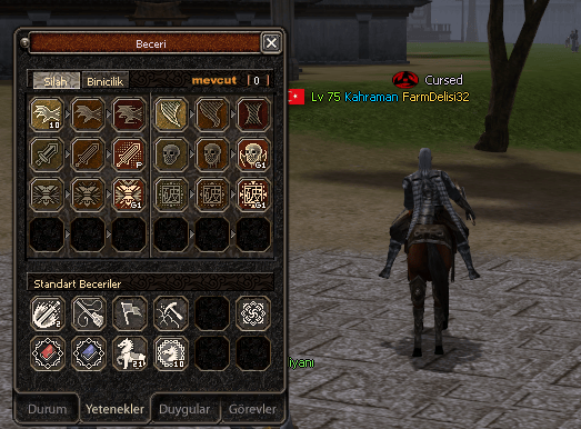 75 lvl bs  TEKLİF VER keskinlik p biyo bitik
