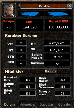 75 lwl biyo bitik keskinlik p sura satılır