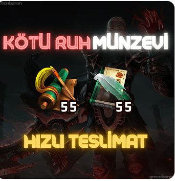 55x KÖTÜ RUH MÜNZEVİ SET