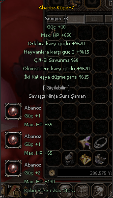 +7 FULL CEVHERLİ ABANOZ KÜPE KELEPİR ÜRÜN