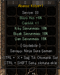 WS LİK KOLYE 3 SAVUNMA