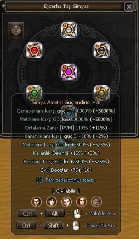 +20 SİMYA GÜÇLENDİRİCİ SET FULL