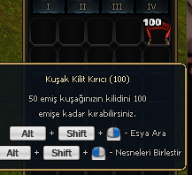 KUŞAK KİLİT KIRICI 100