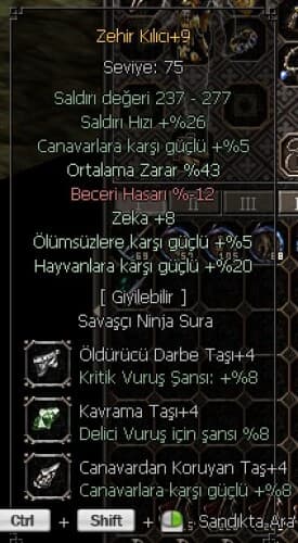 9 Zehir Satılık