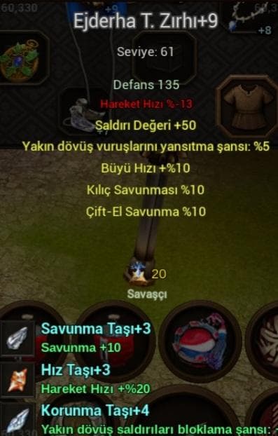 +9 EJDERHA TANRISI ZIRH VS