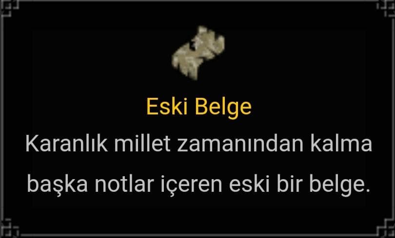 ESKİ BELGE SILME GOREVI