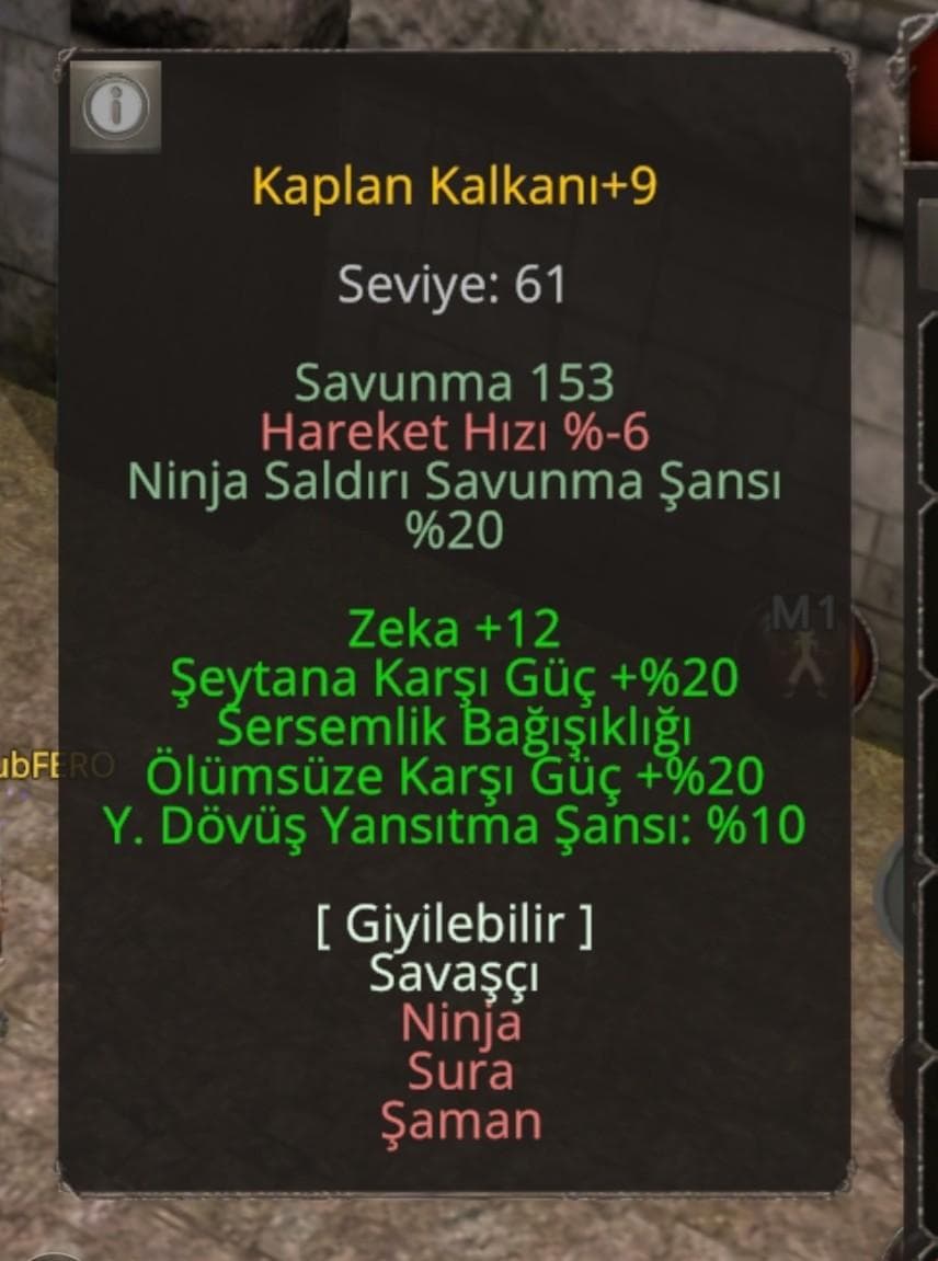 9 Kaplan kalkan Elit
