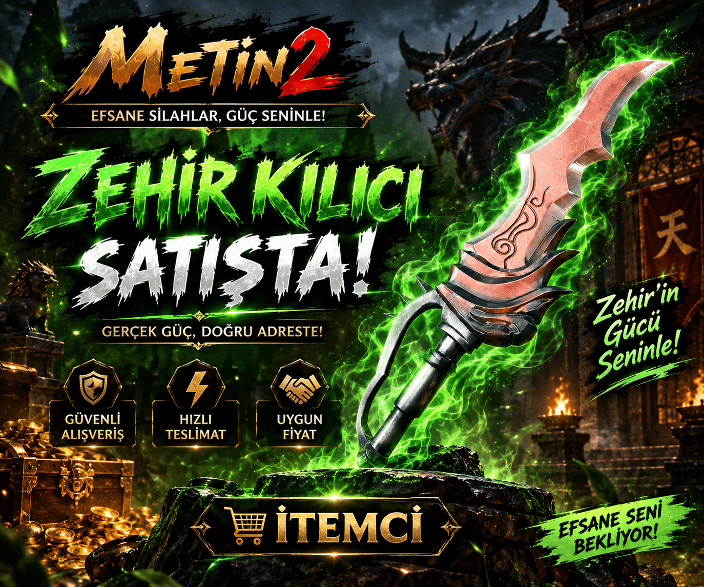 ZEHİR KILICI SİPARİŞLERİNİZ ALINIR !