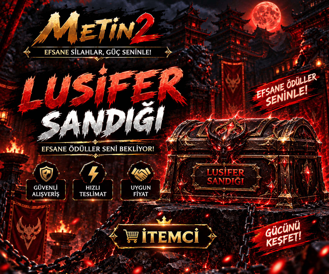 LUSİFER SANDIKLARI SİPARİŞ ALINIR !