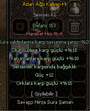 ELİT WSLİK VE LUSİFERLIK KALKAN TEKLİF ALINIR GOCUNMA YAZ