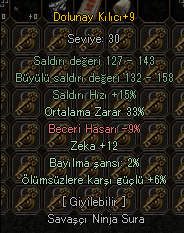 33 ORT 12 ZEKA +9 DOLU ( ELİT )