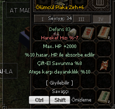 +6 ÖLÜMCÜL 2000 HP 10 ATEŞ 10 HP ABSORE ( DOYUM CANAVARI )