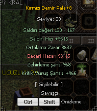 37 ORT 6 KRİTİK +8 KDP KAÇMAZ BEDAVA