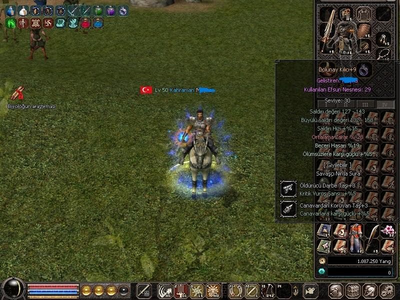 50 LVL SAVASCI 42 LVL BÜYÜLÜ SİLAH AÇIKLAMAYI İYİ OKUYUN