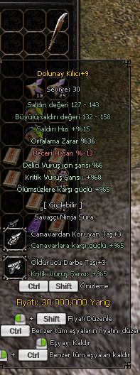 +9 36 ORTALAMA KRİTİK DELİCİ +3 TAŞLI DOLUNAY