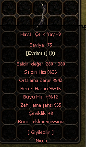 +9 HAVALI ÇELİK YAY KUŞAKLIK 59 TL