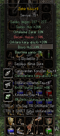9 zehir kılıcı