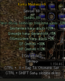 korku maskesı seytan