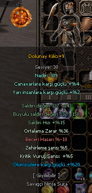 +9 Dolunay Kılıcı [KULE CANAVARI]
