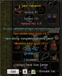 +9 ŞAHİN KALKAN SATILIR