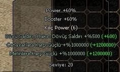 MELEK POWER 6 KILIC POWER 6