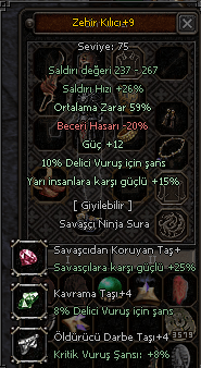 59 ORT TAM ( Yarı Güç Delici )