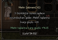 METİN ŞEBNEMİ SERİ TESLİM