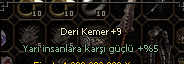 +9 DERİ KEMER