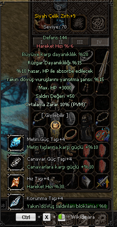 METİN VE CANAVAR TAŞLI 10 PVM ÇELİK SERİ TESLİM