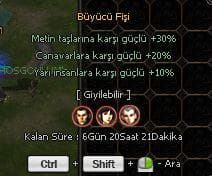 BÜYÜCÜ FİŞİ KILIÇ İÇİN