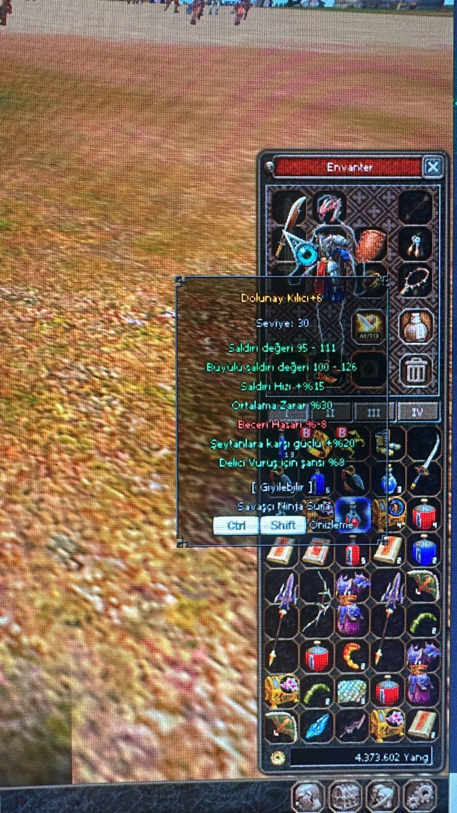YENGENİZDE DOLAYI OYUNU BIRAKIYORUM İLGİLENENLER DM 41LVL BÜYÜLÜ SİLAH