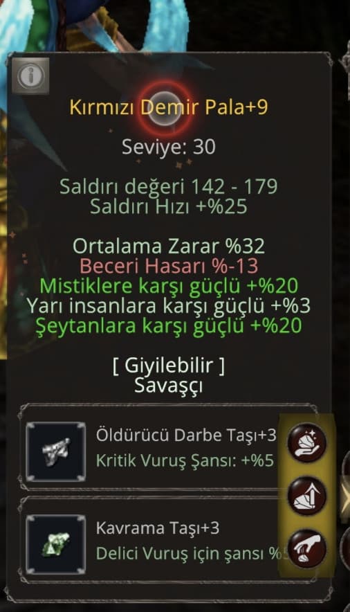 Kırmızı demir pala 9