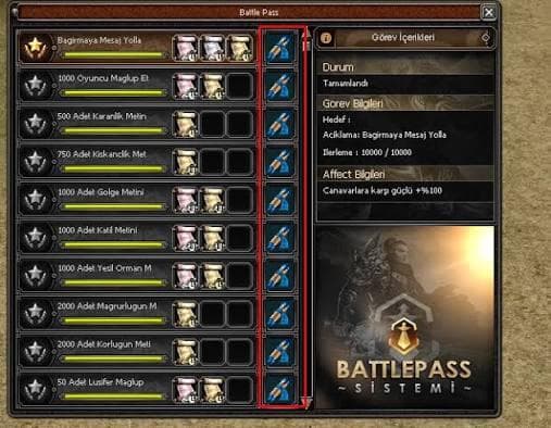 BATTLE PASS BİTİRİCİ ALINIR MESAJ AT