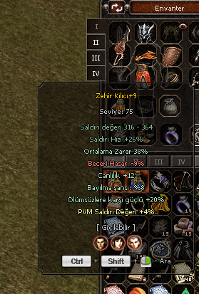 +9 ZEHİR KILICI SERVERDA İLK