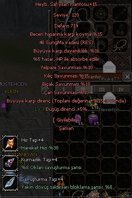 HEYB YILAN ZIRHI +15 BUGUNE OZEL