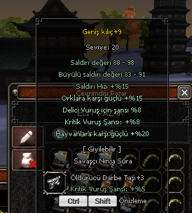 +9 GENİŞ KILIÇ HASTASINA