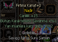 Fırtına Kanat +0