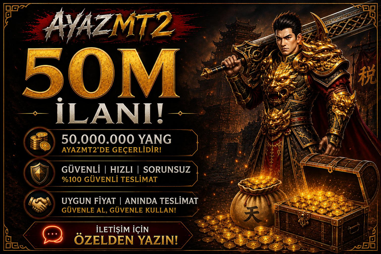 50m Hızlı Teslimat Parça Satış İçin Özelden Yazabilirsiniz